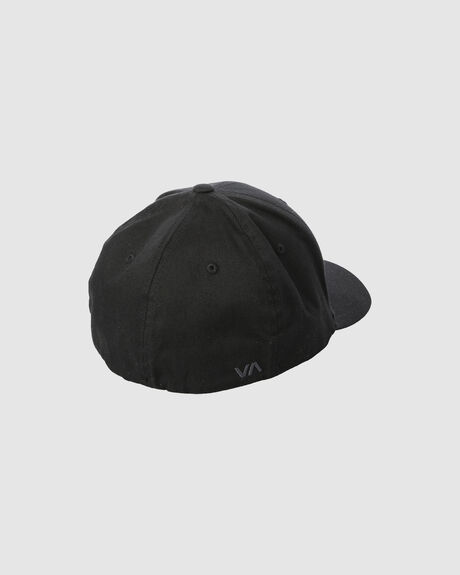 BLACK MENS ACCESSORIES RVCA HEADWEAR - AVYHA00477-BLK