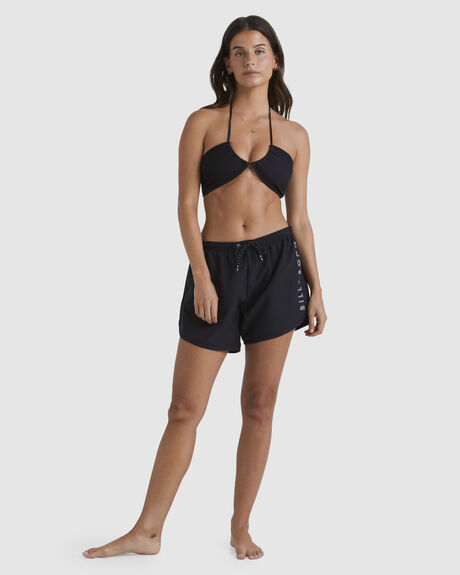 BLACK WOMENS CLOTHING BILLABONG SHORTS - UBJBS00104-BLK