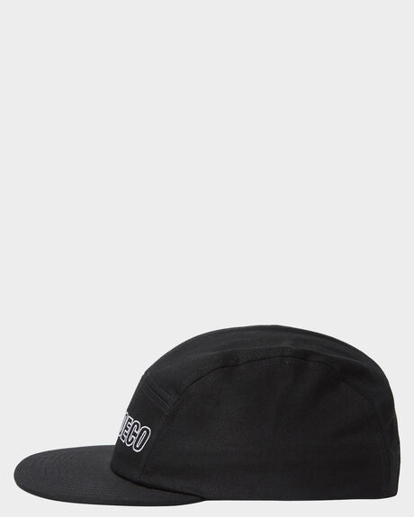 BLACK MENS ACCESSORIES DC SHOES HEADWEAR - EDYHA03152-KVJ0