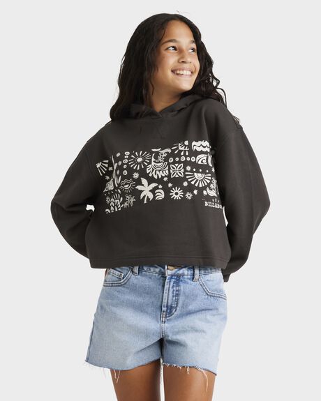 OFF BLACK KIDS YOUTH GIRLS BILLABONG JUMPERS + HOODIES - UBGFT00114-OFB