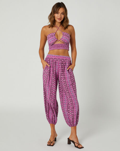 RASPBERRY WOMENS CLOTHING TIGERLILY PANTS - T635373RASP