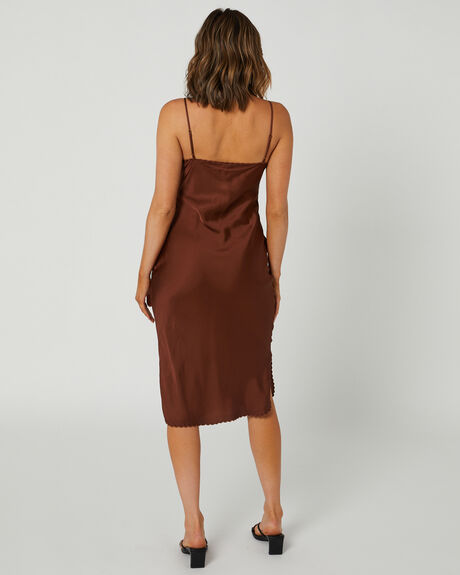CHOCOLATE WOMENS CLOTHING TIGERLILY DRESSES - T612402CHOC
