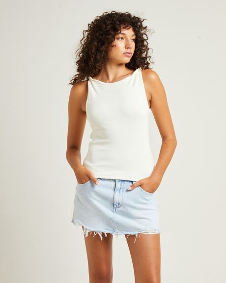 WHITE WOMENS CLOTHING NEUW TOPS - GPW0000053-BEI-XS