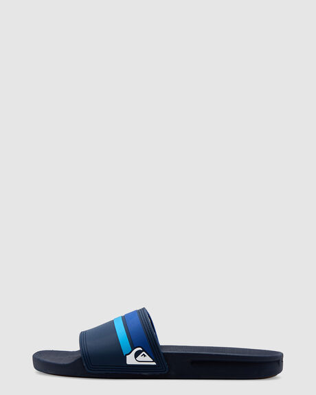 BLUE MENS FOOTWEAR QUIKSILVER SLIDES - AQYL100867-BYJ3