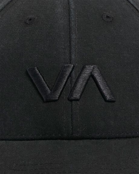 BLACK WOMENS ACCESSORIES RVCA HEADWEAR - UVJHA00152-BLK
