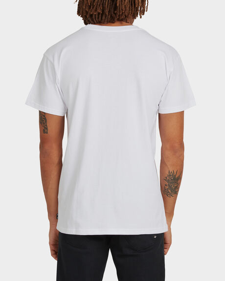 WHITE MENS CLOTHING BILLABONG BASIC TEES - UBYZT00162-WHT