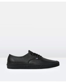 Full black leather vans sale