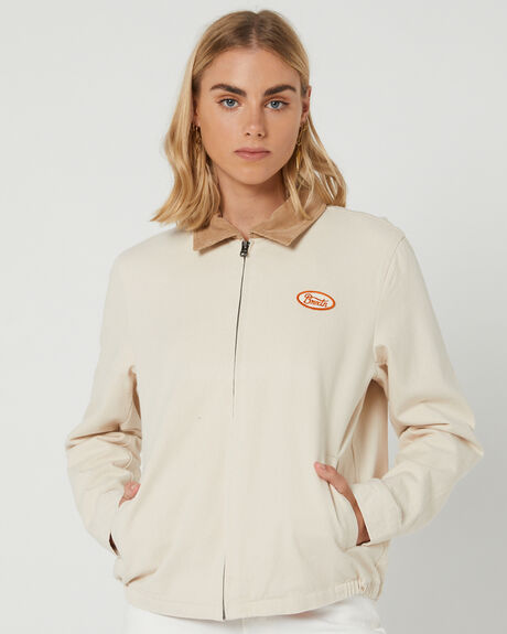NATURAL WOMENS CLOTHING BRIXTON JACKETS - 03398NAT