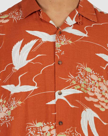 SANDLEWOOD MENS CLOTHING RVCA SHIRTS - UVYWT00125-CNS0