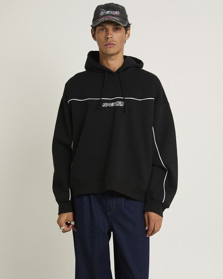 BLACK MENS CLOTHING SPENCER PROJECT HOODIES - SPMW25888-BLK-S