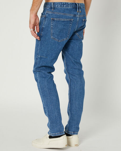 HIGHWAY BLUE MENS CLOTHING THRILLS JEANS - TDP-419EHW