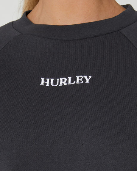 DARK STONE GREY WOMENS CLOTHING HURLEY JUMPERS - AWFL23Q1WVDKS