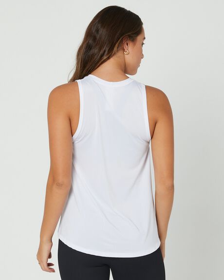 WHITE WOMENS ACTIVEWEAR DK ACTIVE TOPS - DK11-005-WHT-XS