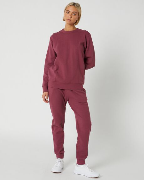 WINE WOMENS ACTIVEWEAR DK ACTIVE LEGGINGS + PANTS - DK11-044-WNE-XS