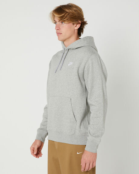 GREY HEATHER MENS CLOTHING NIKE HOODIES - BV2654-063