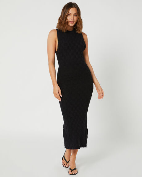 BLACK WOMENS CLOTHING RUE STIIC DRESSES - SW-22-K-07-BLK