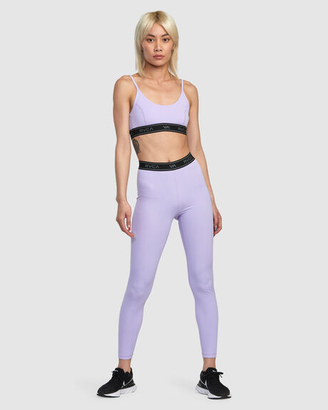 LAVENDER WOMENS ACTIVEWEAR RVCA SPORTS BRAS - AVJKT00162-LAV