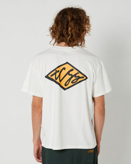 VINTAGE WHITE MENS CLOTHING THE CRITICAL SLIDE SOCIETY GRAPHIC TEES - TE2359VIW
