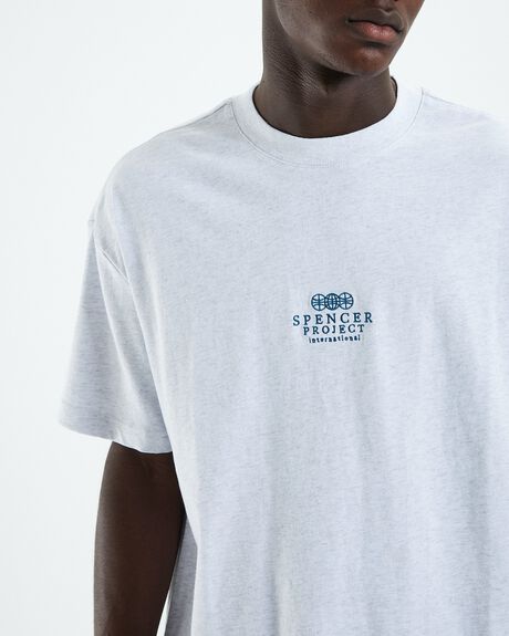 FROST MARLE GREY  MENS CLOTHING SPENCER PROJECT T-SHIRTS + SINGLETS - 52284300026