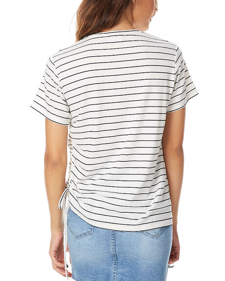 OFF WHITE NAVY WOMENS CLOTHING MINKPINK TEES - MP1602004WHTNV
