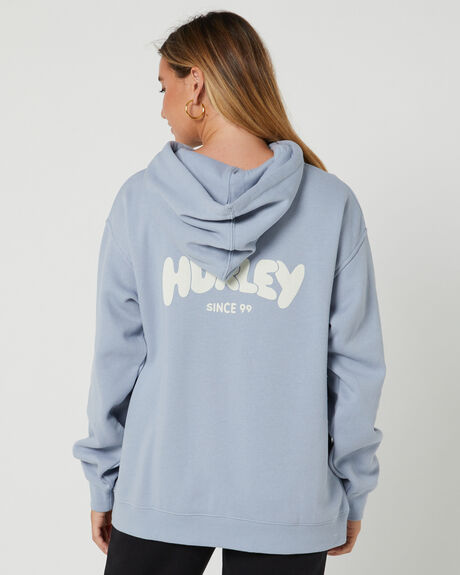 BLUE BLIZZARD WOMENS CLOTHING HURLEY HOODIES - WFLWI24CDY-BBD