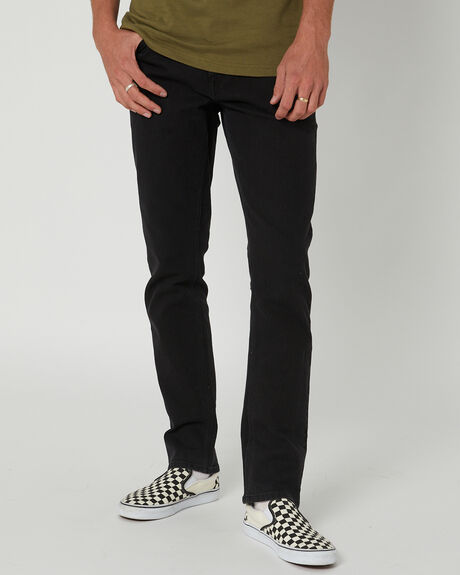 Volcom 2X4 Tapered Mens Jean - Black Out | SurfStitch