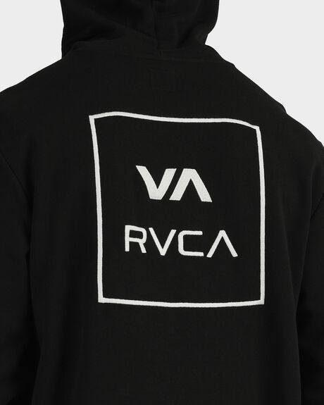 BLACK MENS CLOTHING RVCA HOODIES - UVYFT00121-BLK