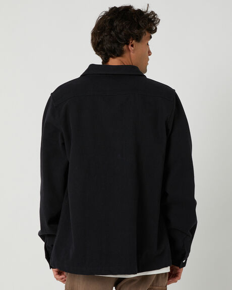 BLACK MENS CLOTHING MISFIT SHIRTS - MT036402BLACK