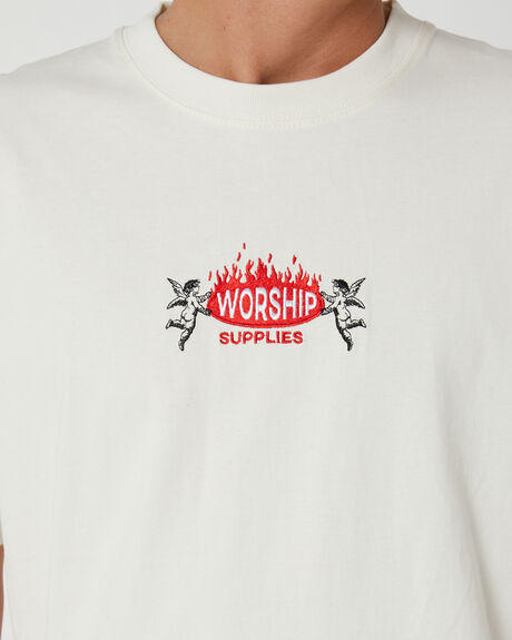 BONE MENS CLOTHING WORSHIP T-SHIRTS + SINGLETS - WORS23-107A