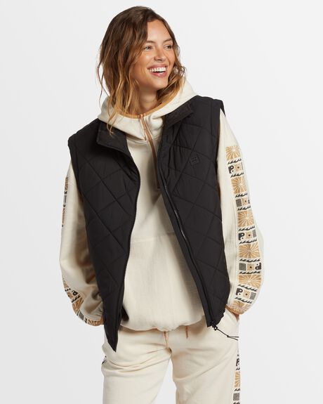 BLACK WOMENS CLOTHING BILLABONG COATS + JACKETS - ABJJK00191-BLK