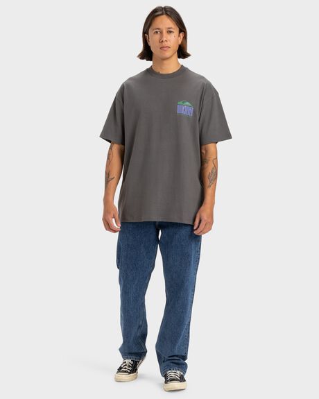 DARK SHADOW MENS CLOTHING QUIKSILVER T-SHIRTS + SINGLETS - UQYZT05515-KRP0