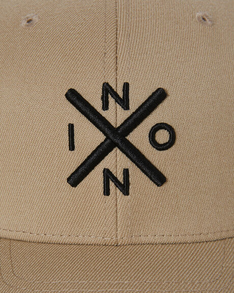 KHAKI BLACK MENS ACCESSORIES NIXON HEADWEAR - C2875-1350