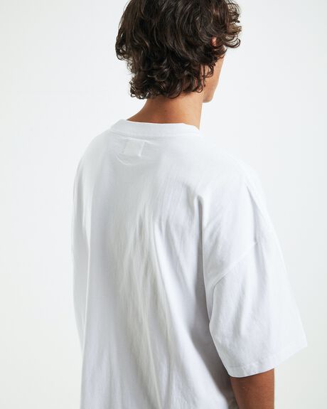 WHITE MENS CLOTHING GENERAL PANTS CO. BASICS T-SHIRTS + SINGLETS - 1000103799-WHT-S