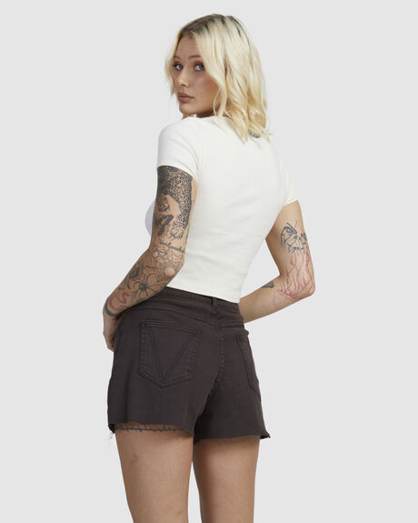 SALT WOMENS CLOTHING RVCA T-SHIRTS + SINGLETS - UVJKT00165-WZA0