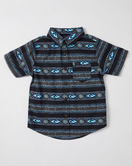 WASHED BLACK KIDS BOYS RIP CURL TOPS - 003TSH8264