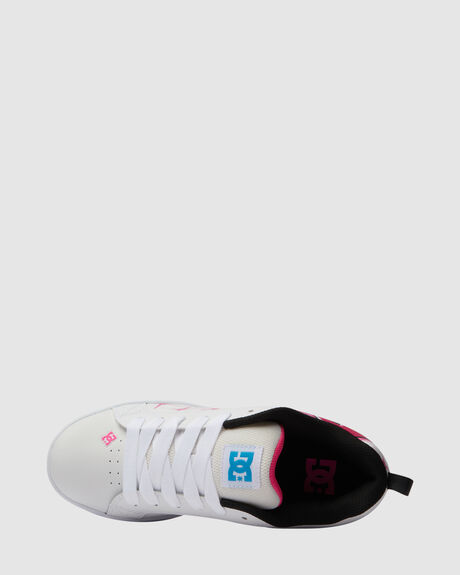 BRIGHT ROSE WOMENS FOOTWEAR DC SHOES SNEAKERS - 300678-ROB