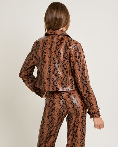 SNAKE WOMENS CLOTHING ALICE IN THE EVE COATS + JACKETS - ALWW25235-ASST-XXS