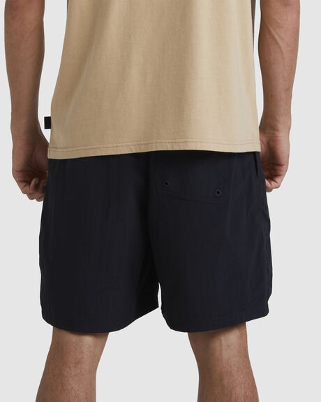 BLACK MENS CLOTHING QUIKSILVER SHORTS - UQMWS03009-KVJ0