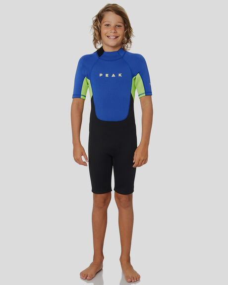 BLACK LIME SURF KIDS PEAK SPRINGSUITS - PM404J1288