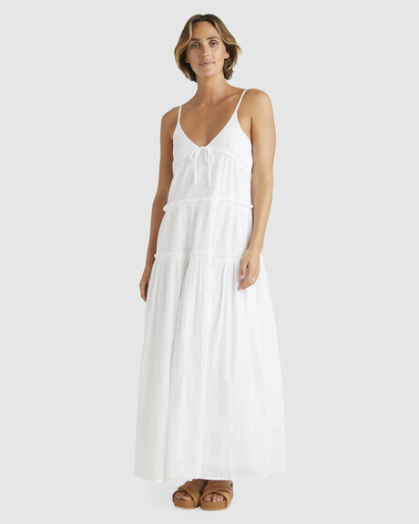 WHITE WOMENS CLOTHING BILLABONG DRESSES - UBJWD00380-WHT