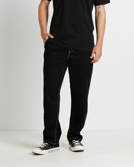 BLACK MENS CLOTHING TAIKAN PANTS - 1000103583-BLK-XS