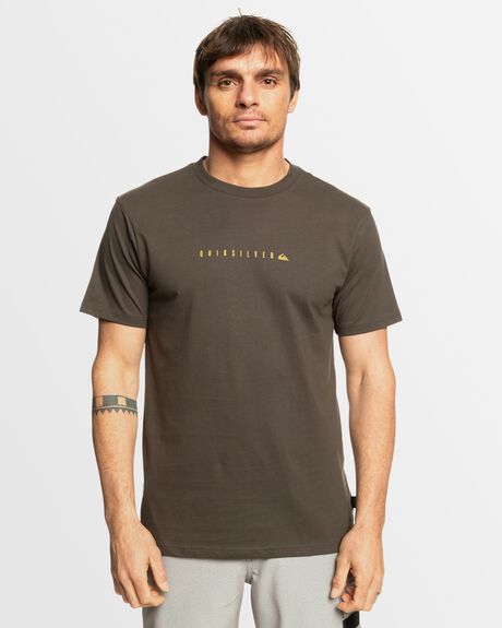 EARTH MENS CLOTHING QUIKSILVER T-SHIRTS + SINGLETS - UQMZT03274-KSL0