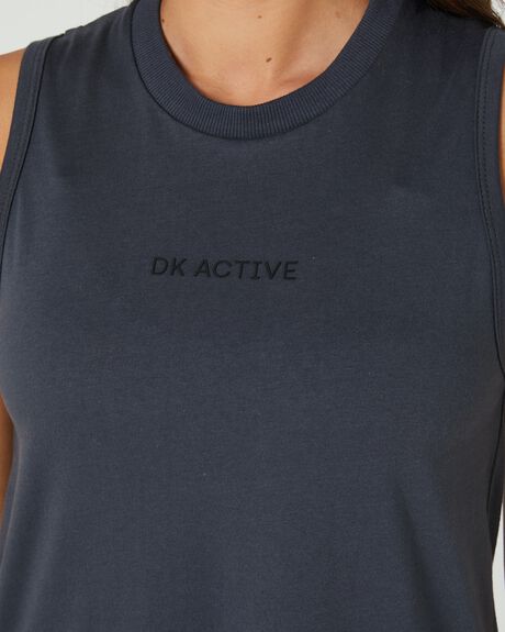 SMOKE WOMENS ACTIVEWEAR DK ACTIVE TOPS - DK11-011-SMK-XS