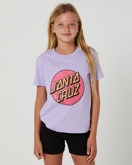 LAVENDER KIDS GIRLS SANTA CRUZ TOPS - SG123-SS01LAV