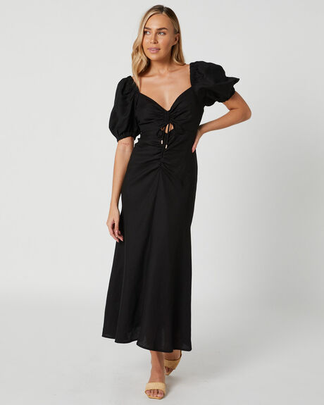 BLACK WOMENS CLOTHING MINKPINK DRESSES - MG2303760-BLCK