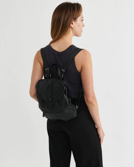 BLACK WOMENS ACCESSORIES STITCH AND HIDE BAGS + BACKPACKS - BA_WILLOW_BLACK