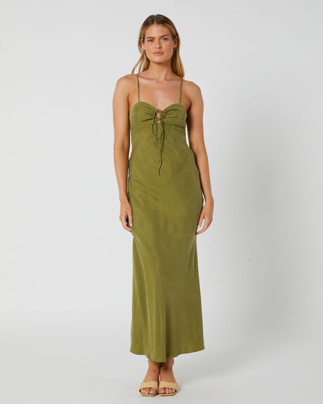 OLIVE WOMENS CLOTHING TIGERLILY DRESSES - T633433OLV