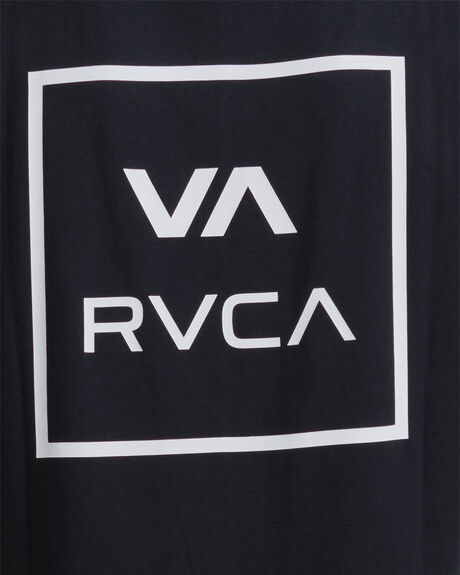 BLACK MENS CLOTHING RVCA T-SHIRTS + SINGLETS - UVYZT00160-BLK