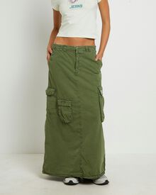 BDG URBAN OUTFITTERS Marta Multi Pocket Maxi Skirt