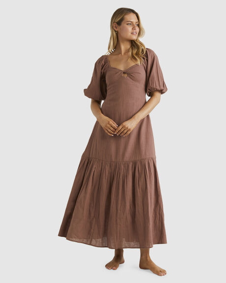 CHOCOLATE WOMENS CLOTHING BILLABONG DRESSES - ABJWD00579-CHC